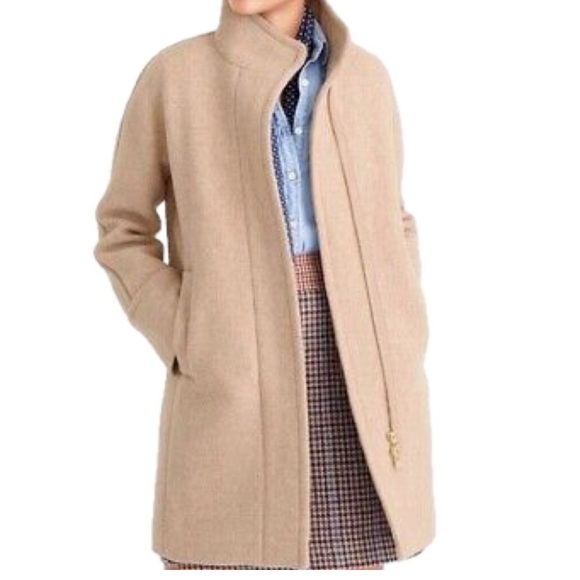 J. Crew Nello Gori Stadium Cloth Coat in Tan - Picture 1 of 7